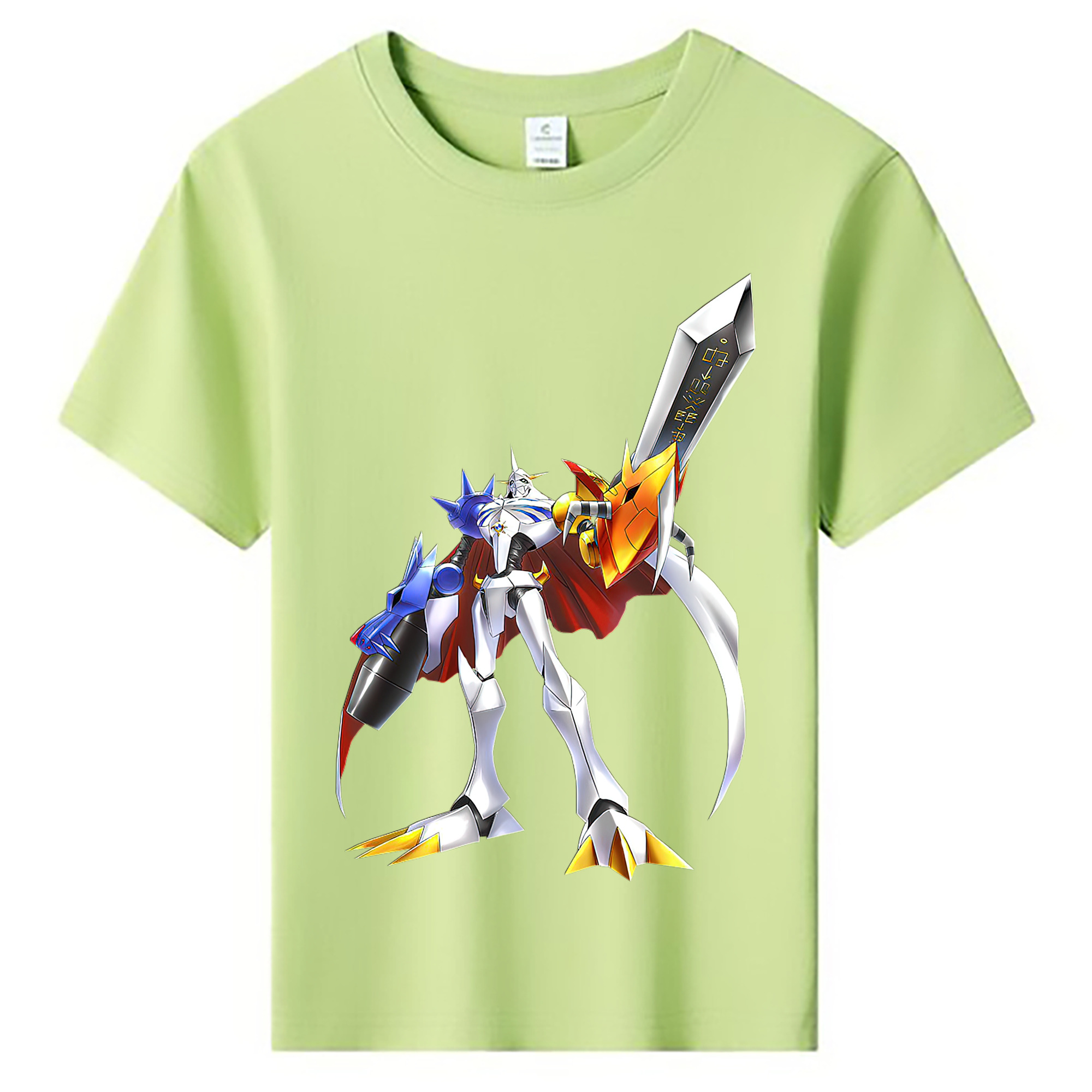 （画像用） Digimon デジタルモンスター/デジモン 綿100％キッズTシャツ（フロントプリント）